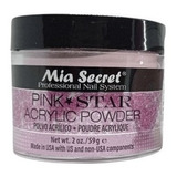 Polimero Pink Stars 59g Uñas Acrilica Mia Secret Estylosas