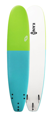 Softboard Kano / Tabla De Surf / 9 Pies + Leash Y Quillas