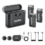 Godox Wec Kit2 Micrófono De Solapa Inalámbrico, Batería .