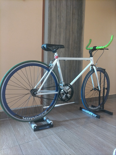 Bicicleta Fixer Con Piñón Fijo Color Blanco