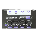 Amplificador De Fone Waldman Ph-4 Phone Hub 4 Fonte Bi-volt