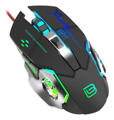 Mouse Para Juego Gamer Rgb Alambrico Usb 3200 Dpi G8