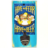 Destapador Abridor De Pared Chapa Vintage Homero Cerveza