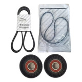 2 Correas Poli V + 2 Poleas Fiat Idea Punto 1.4 Fire 8v