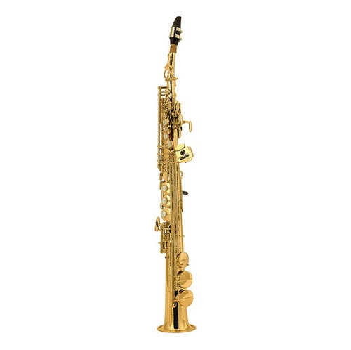 Saxofon Soprano Recto Si Bemol Laqueado Con Estuche 6433l