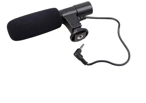 Microfono Shotgun Video Camara Celular Gopro Dslr Estereo