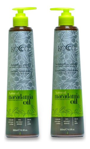 Shampoo O Acondicionador Macadamia Rocco 500ml