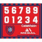 Vectores, Numeros. Camisetas San Lorenzo 1999 Mebal.