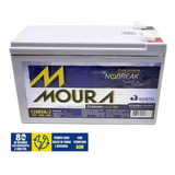 Bateria Estacionária Moura Em Gel 12v 7ah 2,1a Para Nobreaks