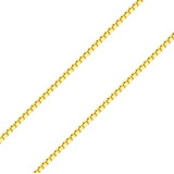 Corrente Veneziana Bem Reforçada 1,2mm 45cm Ouro Amarelo 18k