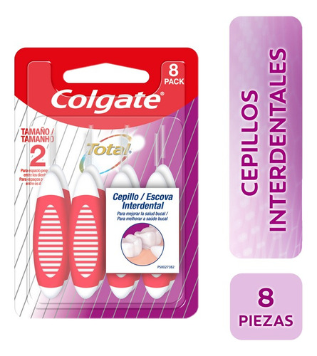 Cepillo Colgate Interdental 1 Paquete Con 8 Piezas