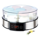 Yogurtera Smart-tek Ym750 Digital 7 Recip Vidrio 1,2 Litros 