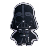 Almofada Formato Darth Vader | Decorativa | Kawaii Star Wars Cor Preto
