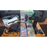 Xbox 360 +kinect + 250gb + 4 Juegos Físicos Y Más En Memoria
