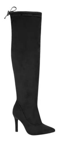 Botas Bucaneras Vizzano Strech Mujer Gamuza Taco Aguja 9 Cm