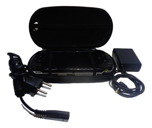 Console Psp 3000 Sony Original Black Funcionando Usado Com Adaptador Carregador
