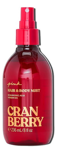 Bruma Corporal Cranberry Mist Pink Victoria's Secret Volumen De La Unidad 236 Ml