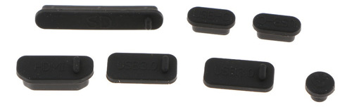 7x Tipo De Silicona Usb Macho Anti-polvo Tapones De Tapas