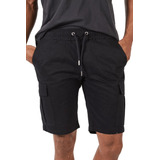 Bermuda Cargo Hombre Pack X 2 Short Gabardina Bolsillos