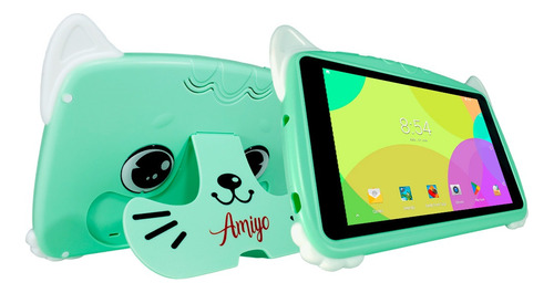 Tablet Infantil De Gatito 64 Gb 4 Gb Ram 7 Pulgadas