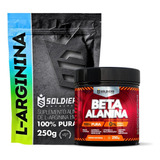 Kit: Arginina 250g + Beta Alanina 250g - 100% Puro Importado