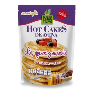 Hot Cakes De Avena Chía Quinoa Y Amaranto Lima Limon 1.2kg | MercadoLibre