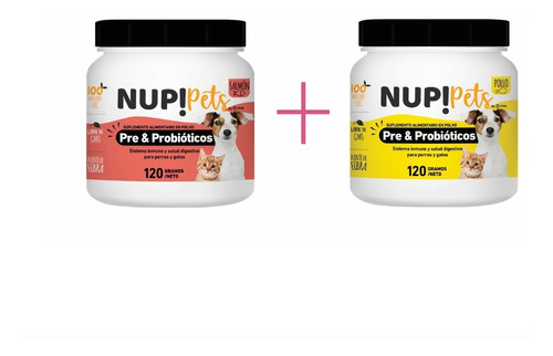 Duopet Pre&probióticos Perros Y Gatos 4 Meses (salmón-pollo)