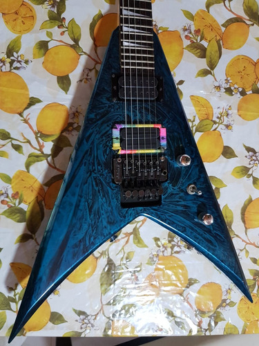 Vendo/cambio Jackson King V Kvx10 Cobalt Con 1 Dimarzio Evo