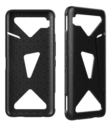 Kit Capa Asus Rog Phone 2 + 1 Películas Frontal+1 Pel Câmera
