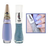 Kit Esmalte Hits Glitter Refletivo Impala Ana Castela Azul