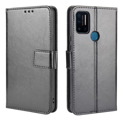 Funda De Anticaída Para Umidigi A7 Pro De Cuero Flip Cartera