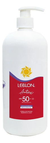 Leblon  Bloqueador Solar Antioxidante Fps50 - 1 Lt
