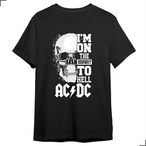 Camiseta Plus Size Ac Dc Back In Banda Rock Album Acdc Blusa