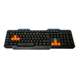 Teclado Multimedia Ergonomico Gamer Usb Tech Qwerty Pro Mk02