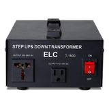 Convertidor De Voltaje Elc 1500w, 110v/220v, Step Up/down