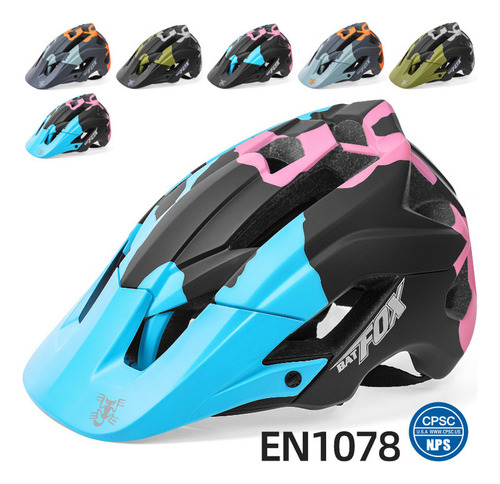 Casco De Seguridad Ultraligero Batfox Para Ciclismo Mtb