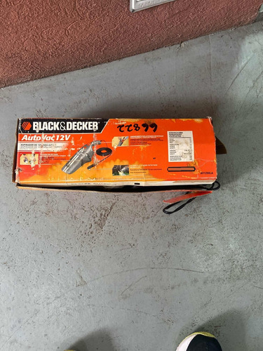 Aspiradora Black And Decker Auto Vac 12v