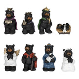 8 Figuras De Oso Negro Para Navidad Slifka Sales Co.