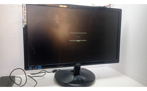 Monitor 18.5 Widescreen Aoc E943fwsk Linha Vermelha Tela Na