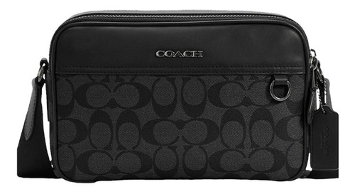 Mariconera Sobaquera Coach Monograma C Negra, Original.