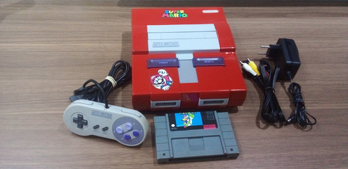 Super Nintendo Personalizado Super Mario World 