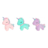Peluche Unicornio Parado Soft Suave 20cm Woody Toys Color Rosa