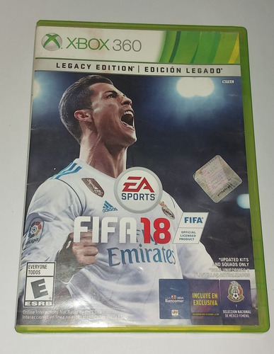 Fifa 18  Legacy Edition Xbox 360 Original 