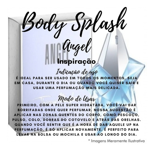 Body Splash Perfume Angel F 100ml