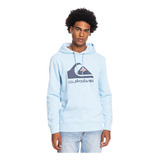 Polerón Quiksilver Big Logo Hombre Airy Blue