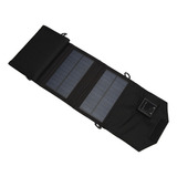 Cargador De Panel Solar Plegable De 12 W, Doble Usb, Resiste