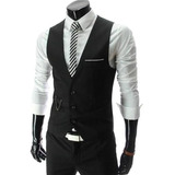 Chaleco De Vestir Formal De Negocios Para Hombre, Traje De E