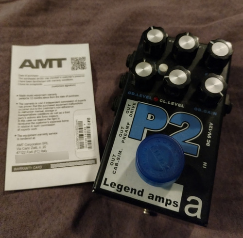 Pedal Preamp Y Distorsión Amt P2 Peavey 5150 