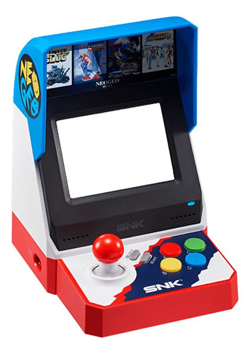 Consola Snk Neo Geo Mini Standard Color Azul, Blanco Y Negro