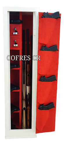 Cofre 130x30x30 Para  3 Armas Longas E  6 Curtas Cr Cac Eb